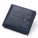 Carteira Masculina Slim Couro PU Preta
