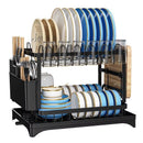Escorredor Louça Inox com Bandeja 2 Andares