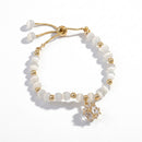 Pulseira Feminina Ajustável Cristal Colorido
