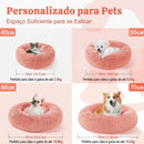 Cama Pet Lavável Pelúcia Redonda Antiderrapante
