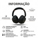Fone de Ouvido Bluetooth 5.3 Sem Fio 40h