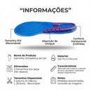 Palmilha Ortopédica Silicone Gel Unissex Par