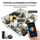 Lâmpada Inteligente WiFi RGB LED 10W Alexa