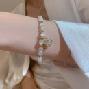 Pulseira Feminina Ajustável Cristal Colorido