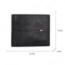 Carteira Masculina Slim Couro PU Preta