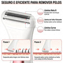 Depilador Feminino Elétrico Portátil IPX7