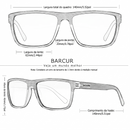Óculos de Sol Masculino Quadrado UV400