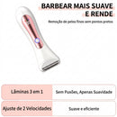 Depilador Feminino Elétrico Portátil IPX7