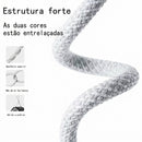 Cabo USB-C Nylon Trançado 2m 60W