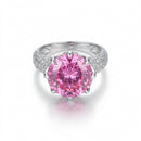 Conjunto Luxo em Cristal de Zircônia Rosa