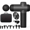 Massageador Percussão Muscular Pistola 6 Cabeças