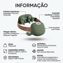Massageador Elétrico Pescoço Ombro 3D Rotativo