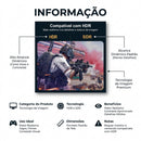Cabo HDMI 2.1 8K 2m Trançado Dourado