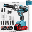 Seesii 1000nm chave de impacto sem fio arma 1/2 "chave elétrica sem escova caminhão carro pneus ferramenta reparo para makita 18v bateria pino