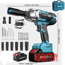 Seesii 1000nm chave de impacto sem fio arma 1/2 "chave elétrica sem escova caminhão carro pneus ferramenta reparo para makita 18v bateria pino
