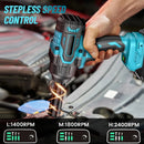 Seesii 1000nm chave de impacto sem fio arma 1/2 "chave elétrica sem escova caminhão carro pneus ferramenta reparo para makita 18v bateria pino