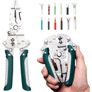 Alicate de descascamento de fio dobrável 18 em 1, ferramenta de crimpagem-alicate multifuncional para eletricista, ferramentas para eletricista de nível profissional