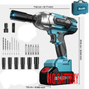 Seesii 1000nm chave de impacto sem fio arma 1/2 "chave elétrica sem escova caminhão carro pneus ferramenta reparo para makita 18v bateria pino