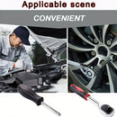 46pc conjunto de soquete de unidade 1/4 polegada chave catraca conjunto com soquetes métricos hex bit soquete conjunto kits ferramentas mecânicas para reparo automóvel hous