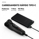 Barbeador Elétrico Rotativo 3D Recarregável USB