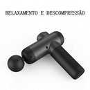 Massageador Percussão Muscular Pistola 6 Cabeças