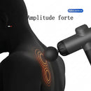 Massageador Percussão Muscular Pistola 6 Cabeças