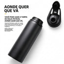 Shaker Proteína 700ml Tampa Rosca Graduado
