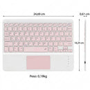 Teclado Bluetooth Universal Tablet Slim