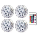 Kit Luminárias de Piscina RGB | Sem Fio Com Controle Remoto