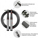 Corda de Pular Speed Rope Rolamento Ajustável