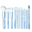Kit Pincéis Maquiagem 12 Peças Profissional