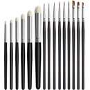 Pincel Artístico Kit 15 Peças Profissional