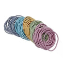 Kit Elásticos Cabelo Coloridos 100 Peças