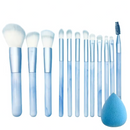 Kit Pincéis Maquiagem 12 Peças Profissional