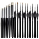 Pincel Artístico Kit 15 Peças Profissional