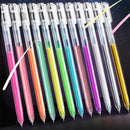 Kit Caneta Gel 0.5mm 12 Cores Escrita Suave