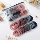 Kit Elásticos Cabelo Coloridos 100 Peças