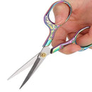 Tesoura Escolar Inox Cabo Colorido 17cm
