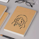 Caderno Espiral Capa Dura A5 200 Folhas Pautado